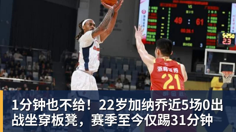 1分钟也不给！22岁加纳乔近5场0出战坐穿板凳，赛季至今仅踢31分钟