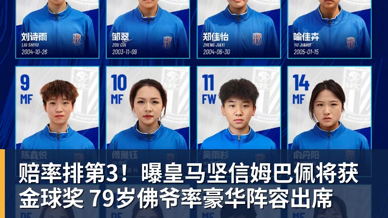 赔率排第3!曝皇马坚信姆巴佩将获金球奖 79岁佛爷率豪华阵容出席